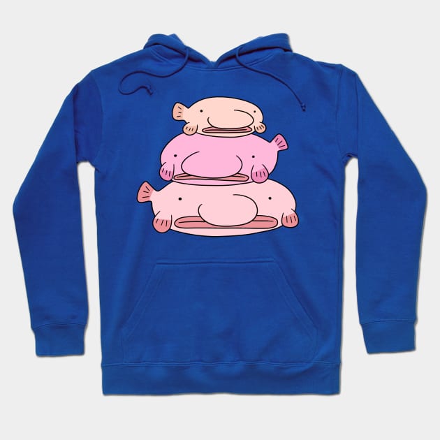 Blobfish Stack Hoodie by saradaboru